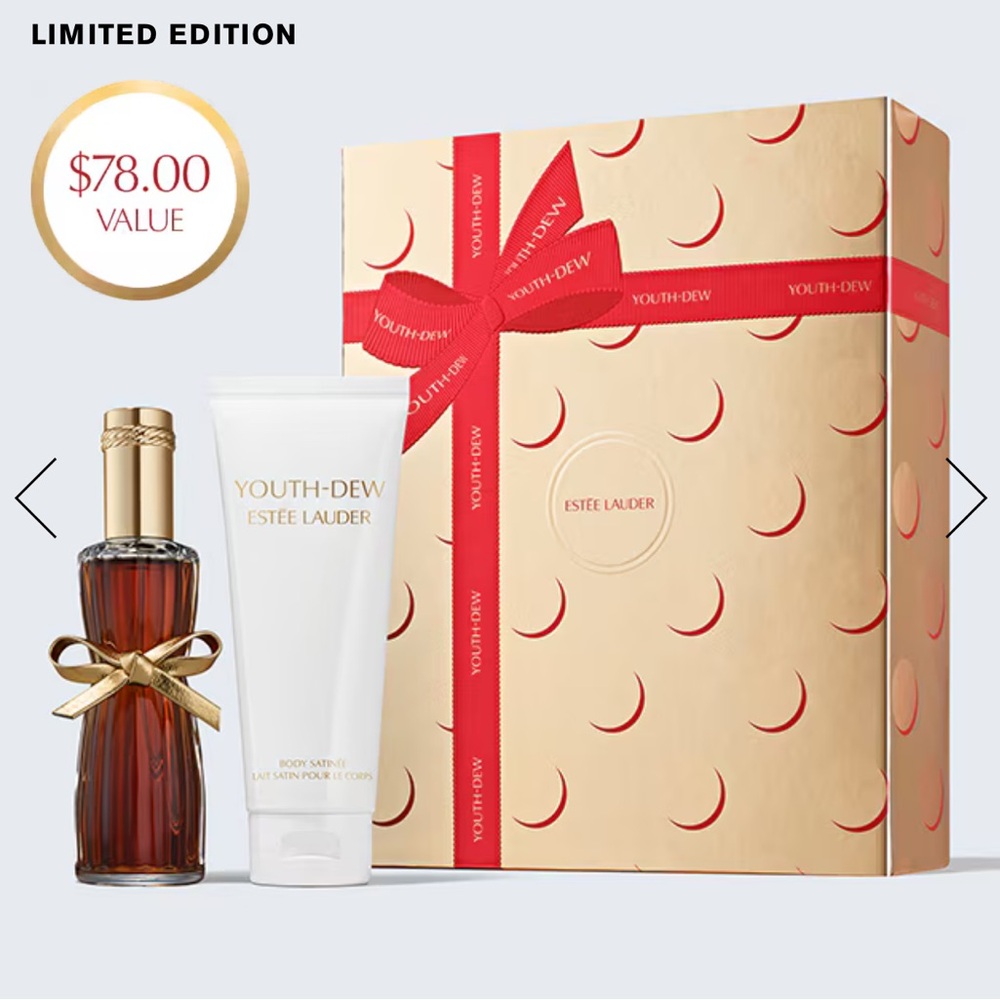 New in Box - Estée Lauder Youth Dew Perfume & Lotion
